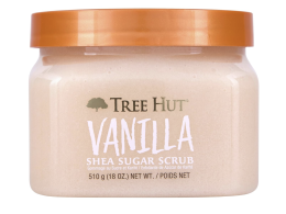 Tree Hut Vanilla Shea Sugar Exfoliating & Hydrating Body Scrub, 18 oz